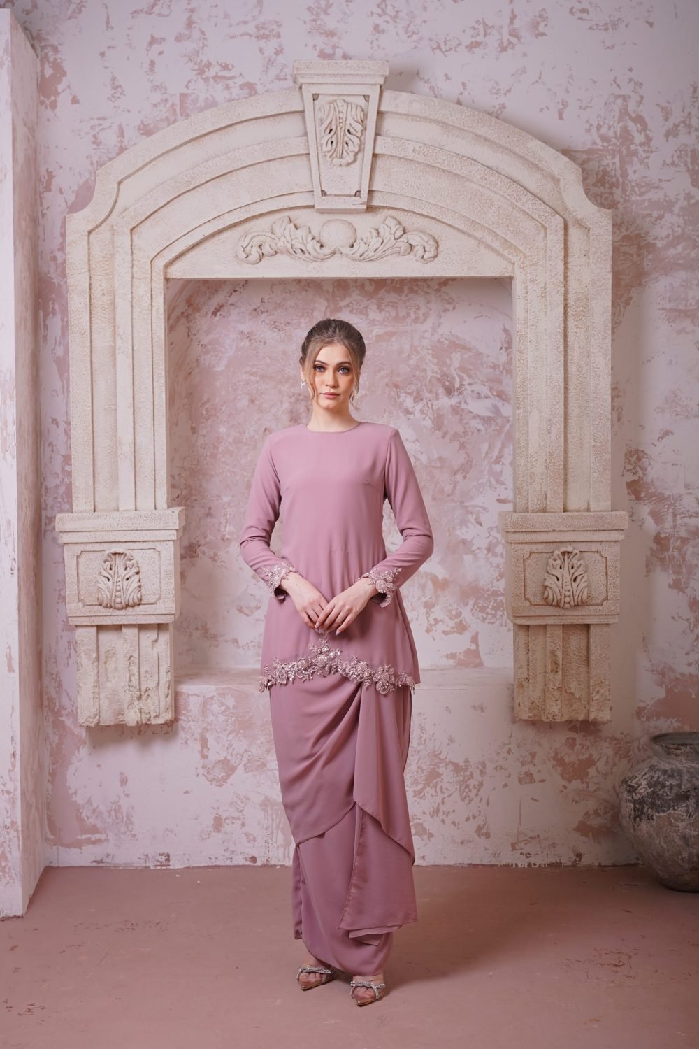 Lenora in Dusty Pink