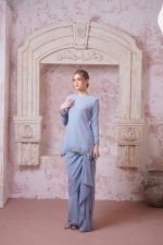 Lenora in Smoky Blue