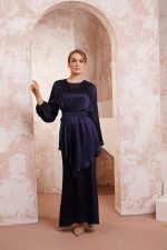 Saffiya in Navy Blue