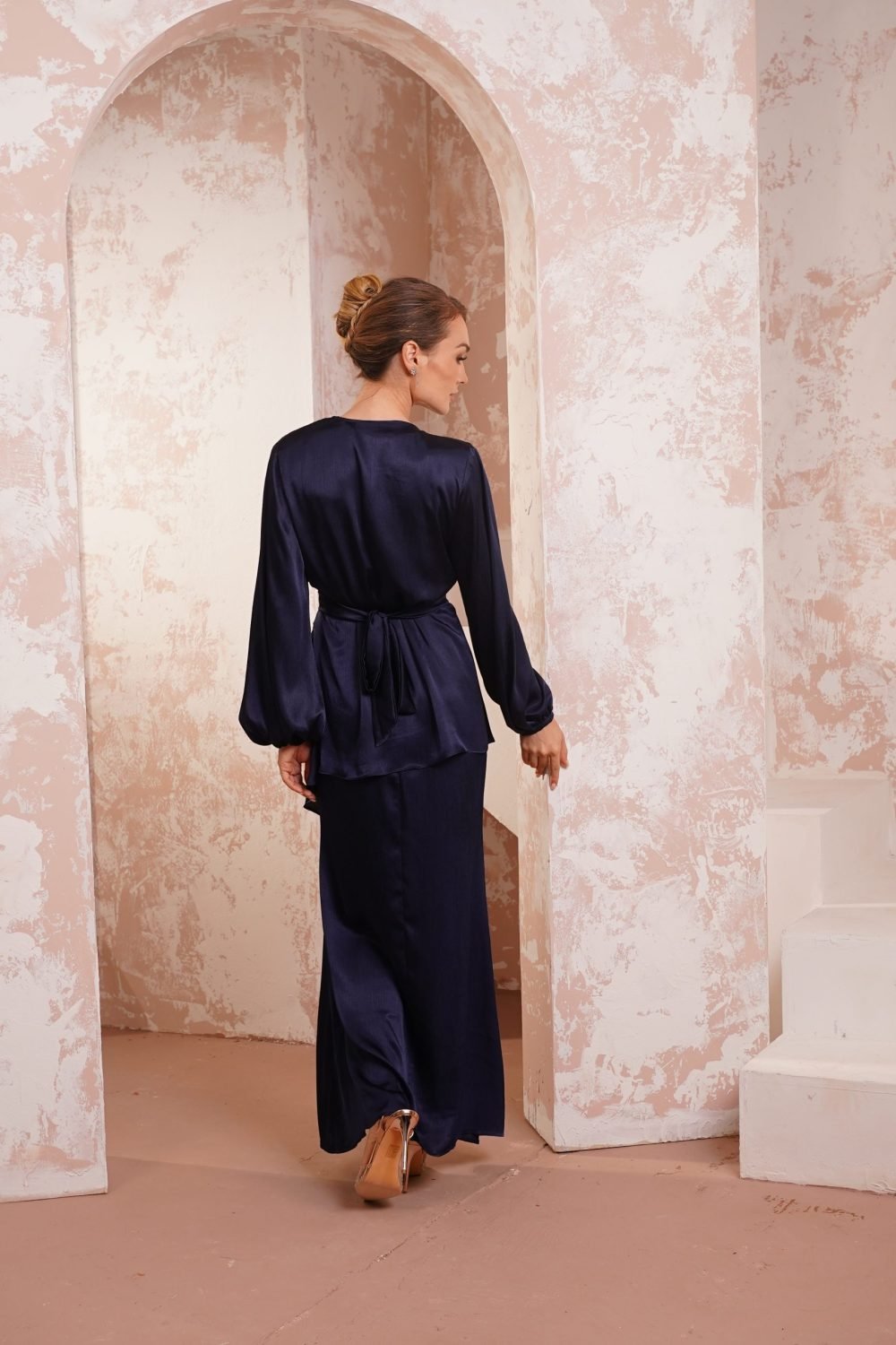 Saffiya in Navy Blue