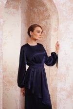 Saffiya in Navy Blue