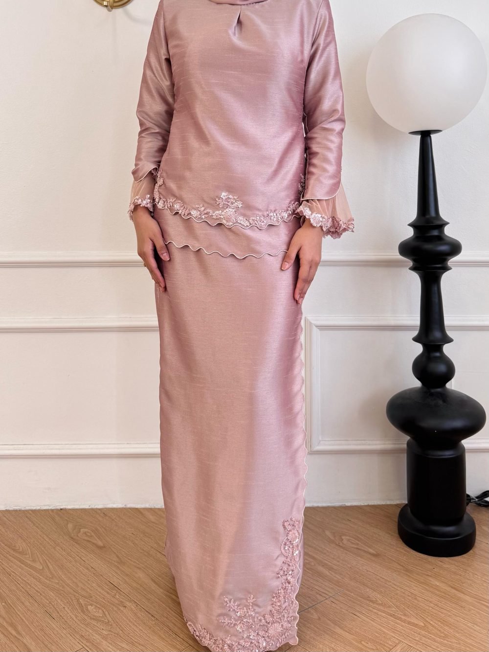Sheena Kurung in Rose Gold