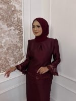 Sheena Kurung in Purple Plum