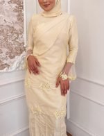 Iris Kurung in Soft Yellow