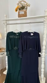 Darwisya Dress in Emerald Green