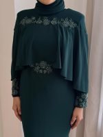 Darwisya Dress in Emerald Green