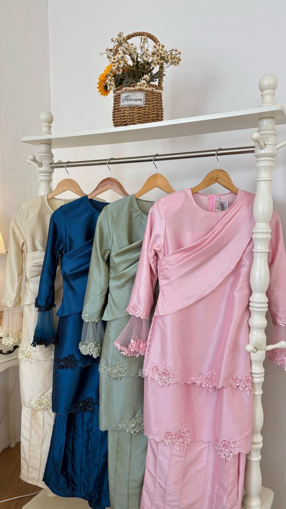 Iris Kurung in Soft Yellow