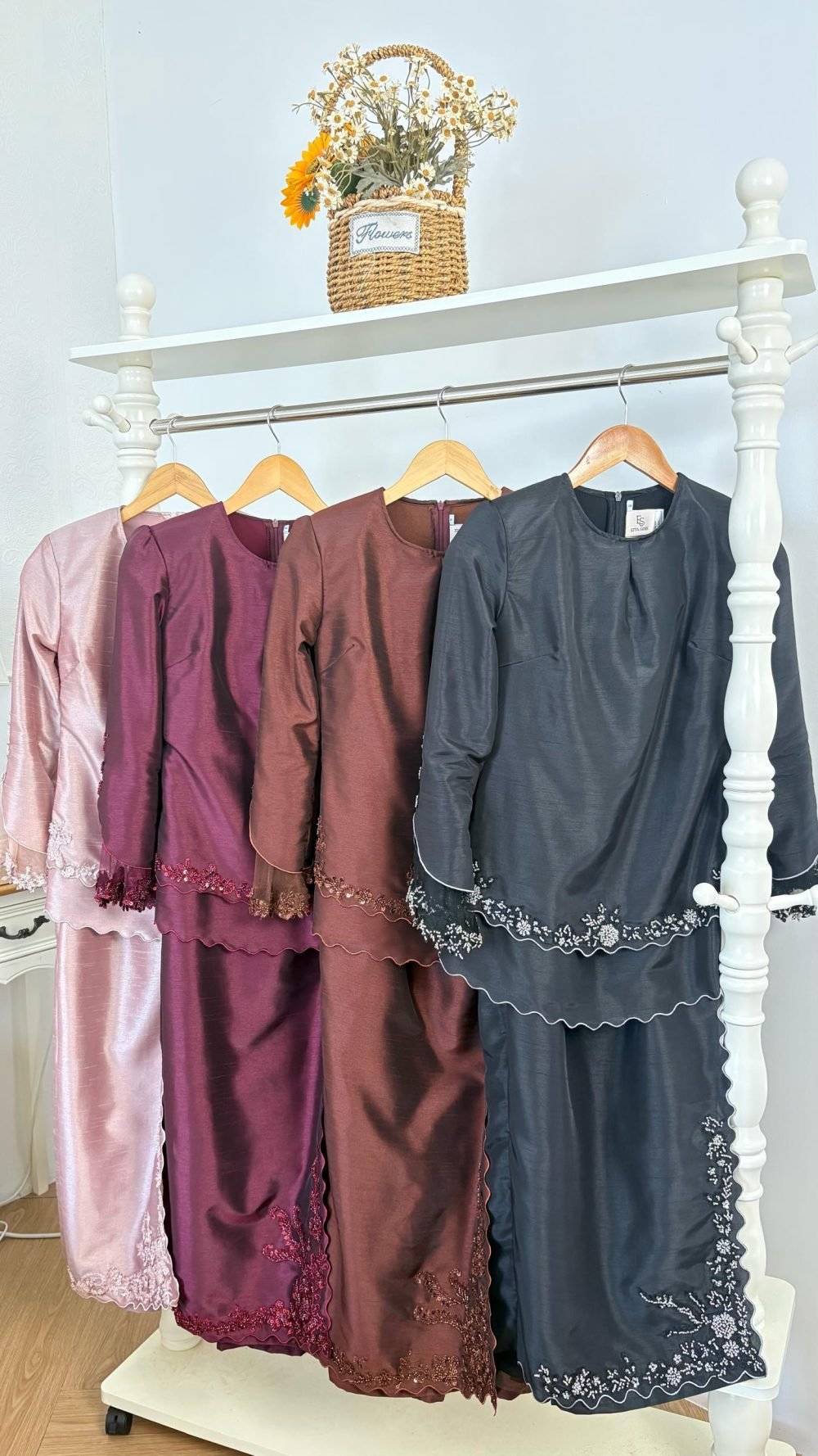 Sheena Kurung in Purple Plum