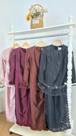 Sheena Kurung in Purple Plum